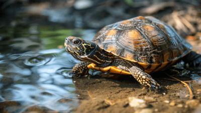 How much water does a box turtle need