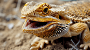 bearded dragon eye watery