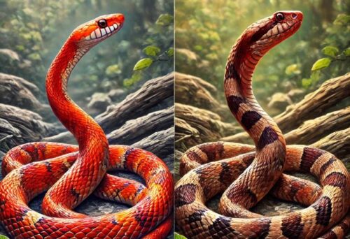 Corn Snake vs Copperhead