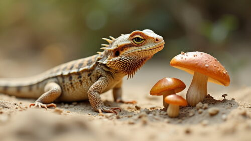 Can Bearded Dragons Eat Mushrooms